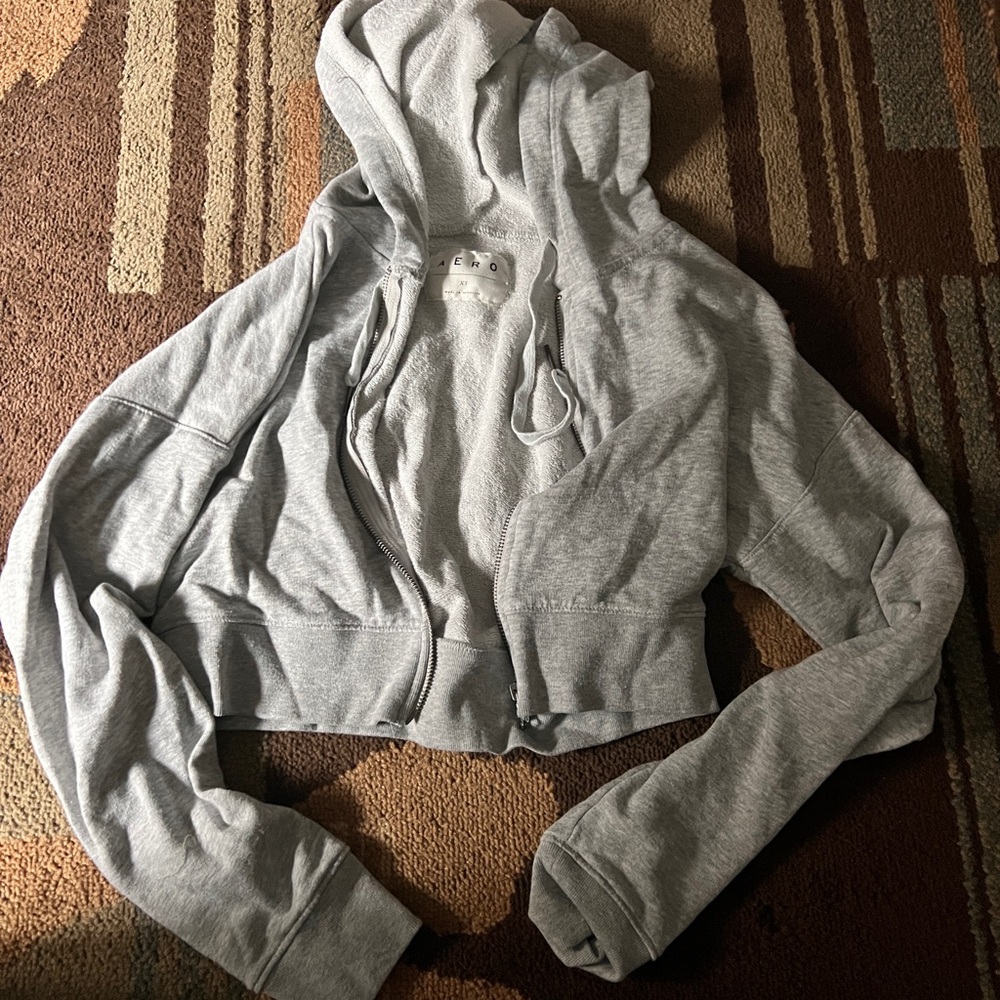 Gray Zip Up